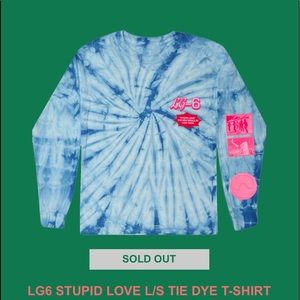 Lady Gaga Chromatic Tie Dye  Small Shirt